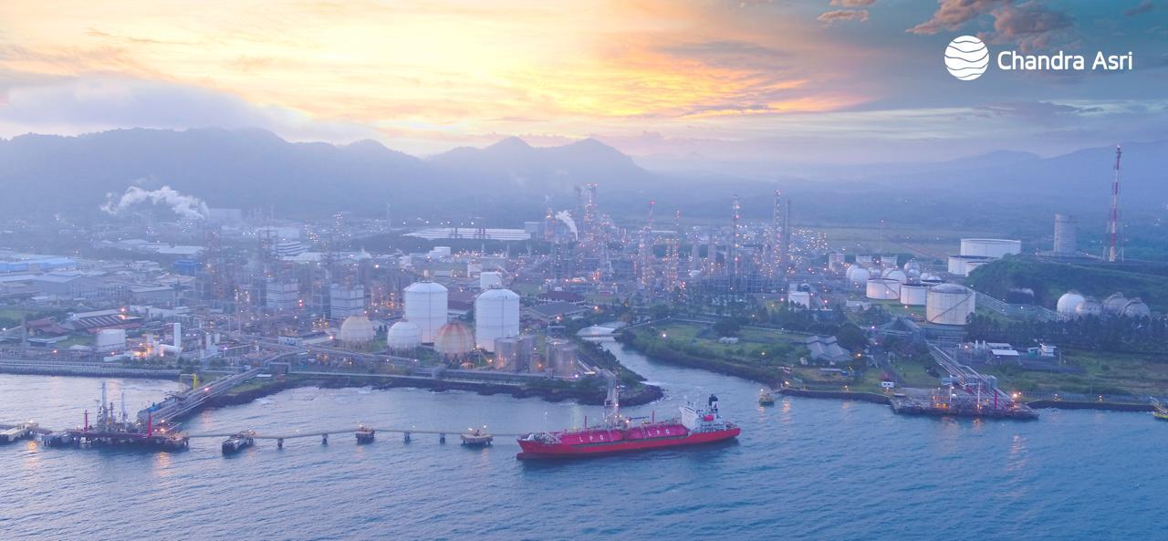 Chandra Asri Group industrial estate with port and storage facilities by PT Chandra Pelabuhan Nusantara