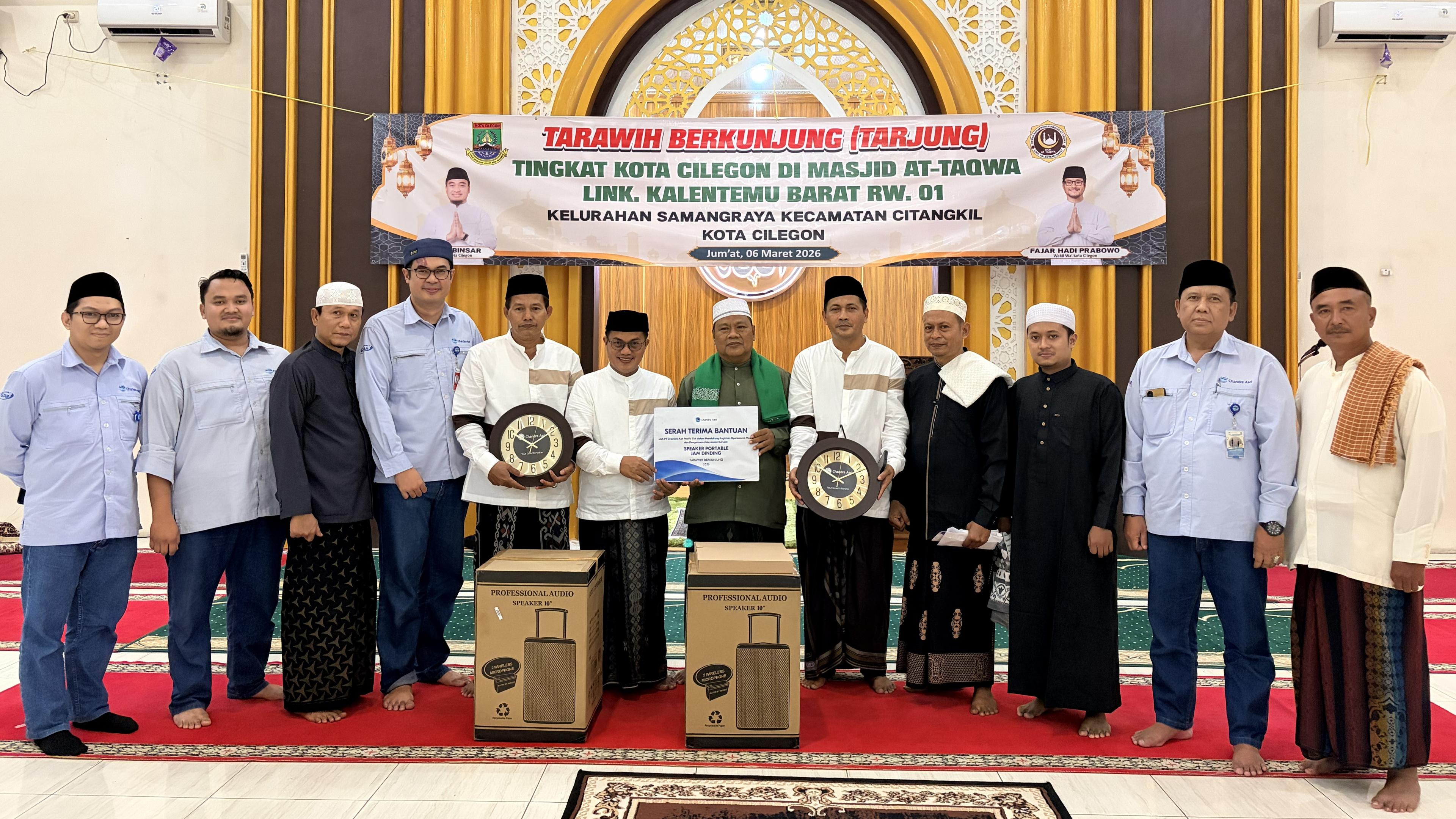 The implementation of Chandra Asri Group’s Tarjung program in Cilegon.