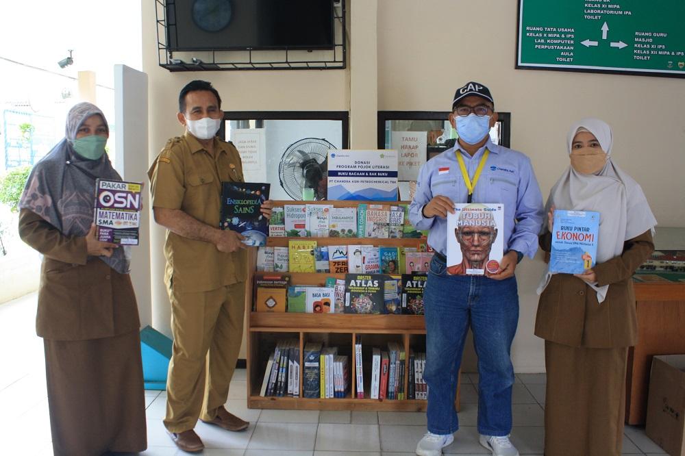Chandra Asri Held Literacy Corner Activity for Children