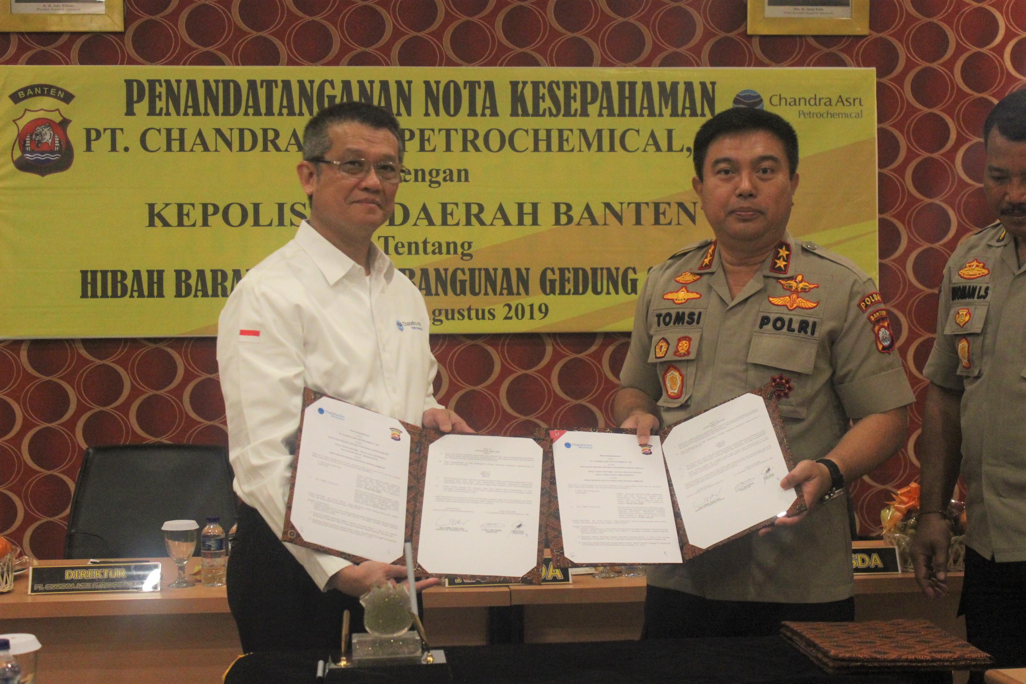 Chandra Asri Petrochemical Supports Banten Police in Building Construction