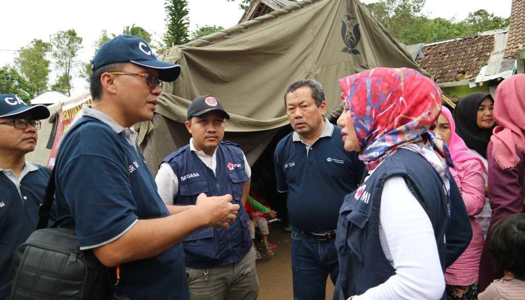 CAP Salurkan Bantuan Untuk Korban Gempa Lebak