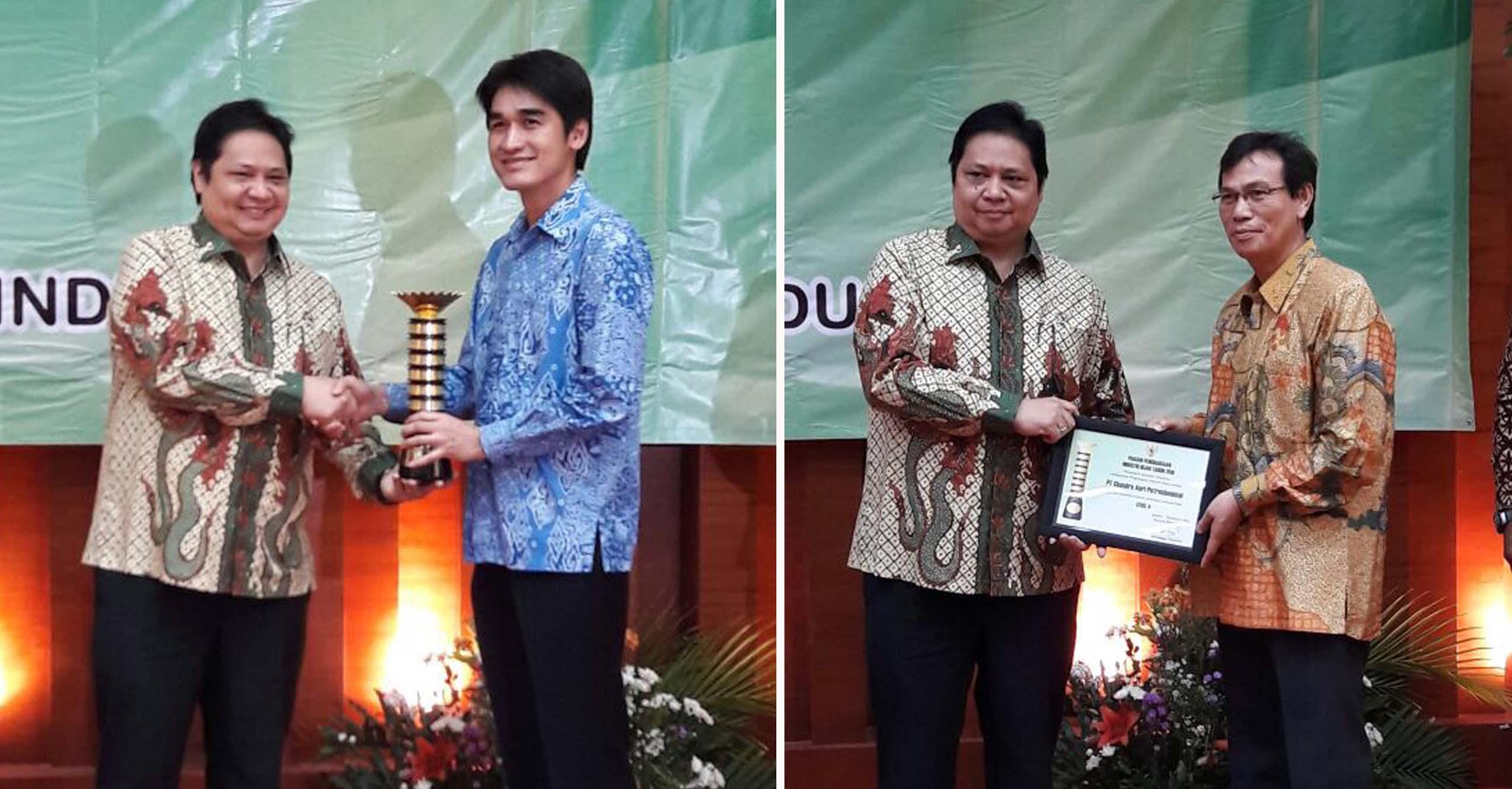 CAP dan SMI Terima Penghargaan Industri Hijau 2016