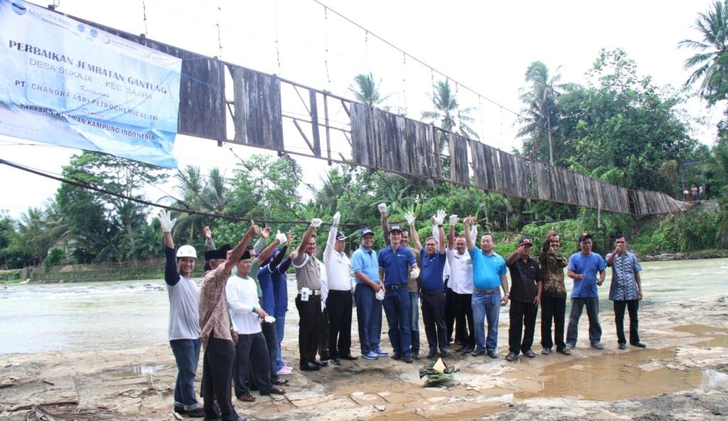 CAP Repair Hanging Bridge at Desa Sukajaya, Banten