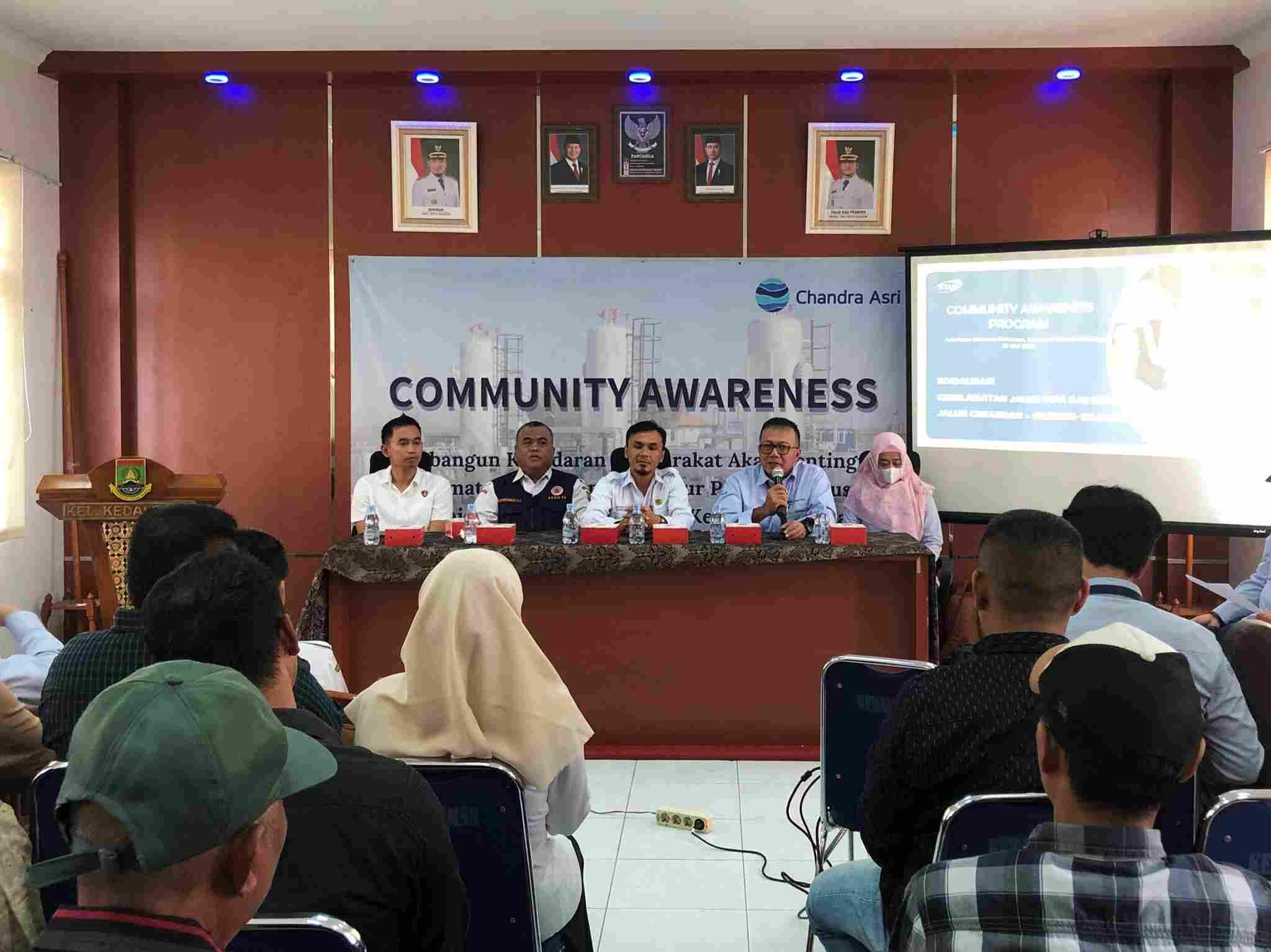 Chandra Asri Group's Efforts to Increase Public Awareness of the Safety and Security of the Company's Gas Pipelines