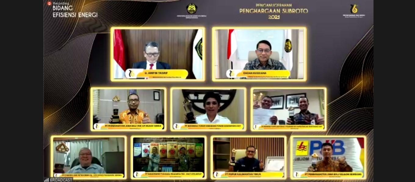 Chandra Asri Successfully Wins Subroto Award in the Field of Energy Efficiency 2021