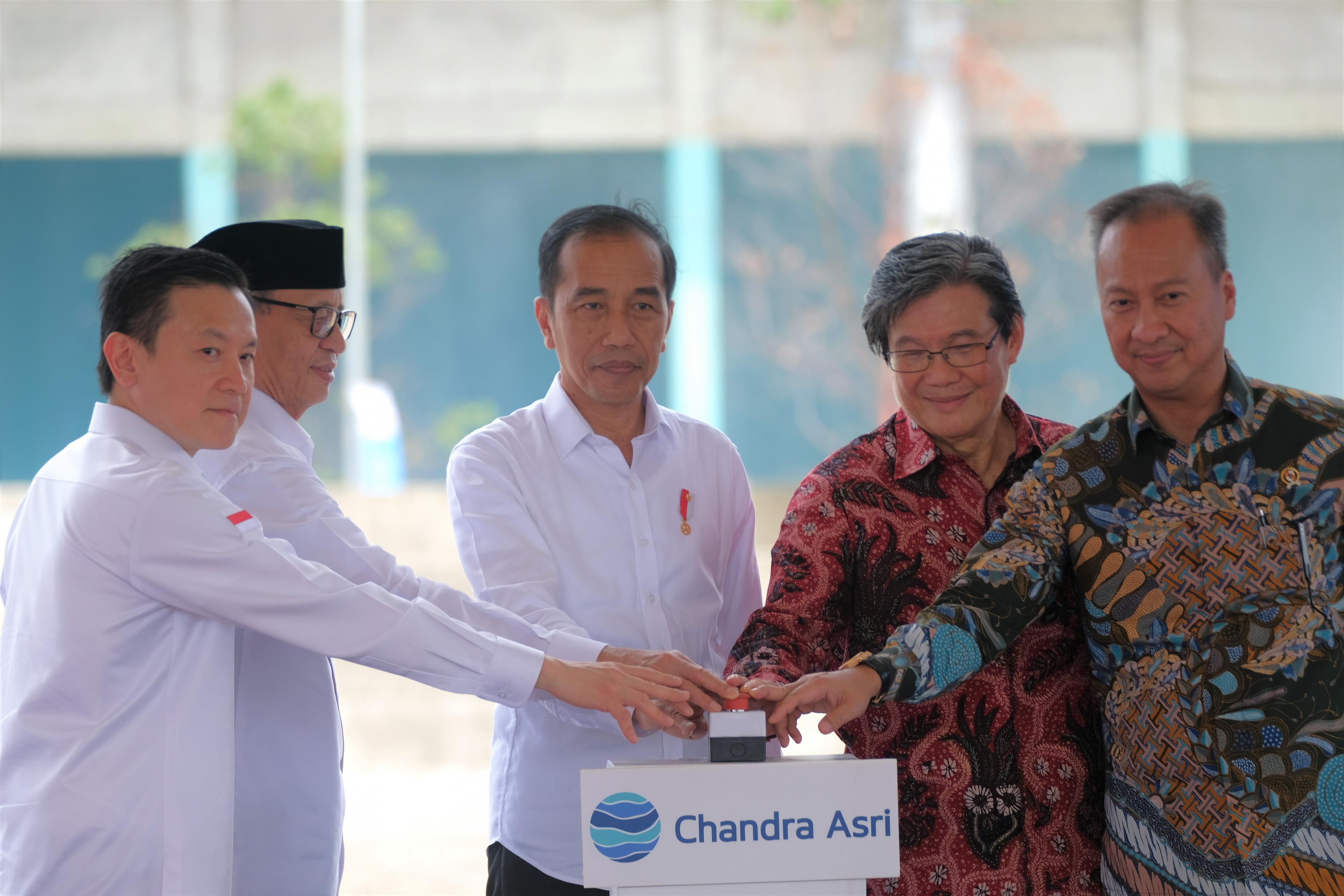 President Jokowi Inaugurates The New Polyethylene Plant